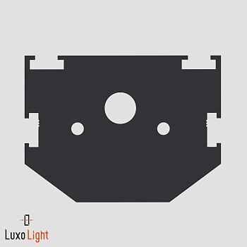 Торцевая заглушка LuxoLight LUX0100992 внешняя к профилю FLEX-G черная